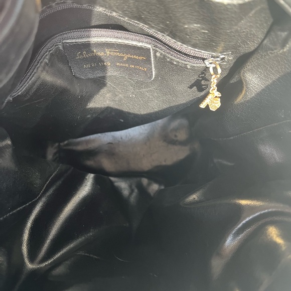 Ferragamo Lambskin Bucket Bag - Picture 7 of 9